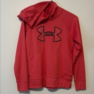 Under Armour Scarlet Pullover with Black Logo